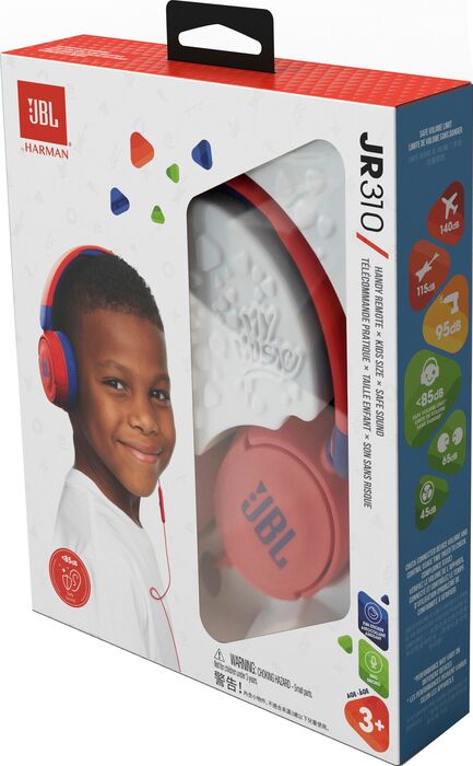 JBL barnaheyrnartól - Rauð / Blá