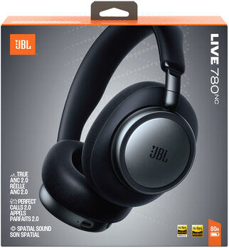JBL Live 780NC þráðlaus heyrnatól - Svört