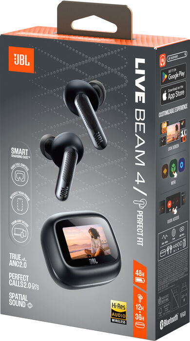 JBL Live Beam þráðlaus heyrnatól - Svört