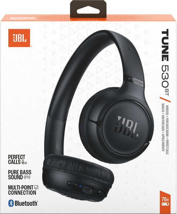 JBL Tune 530BT þráðlaus heyrnartól - Svört