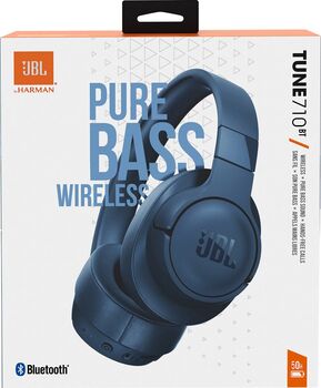 JBL T710 þráðlaus heyrnartól - Blá