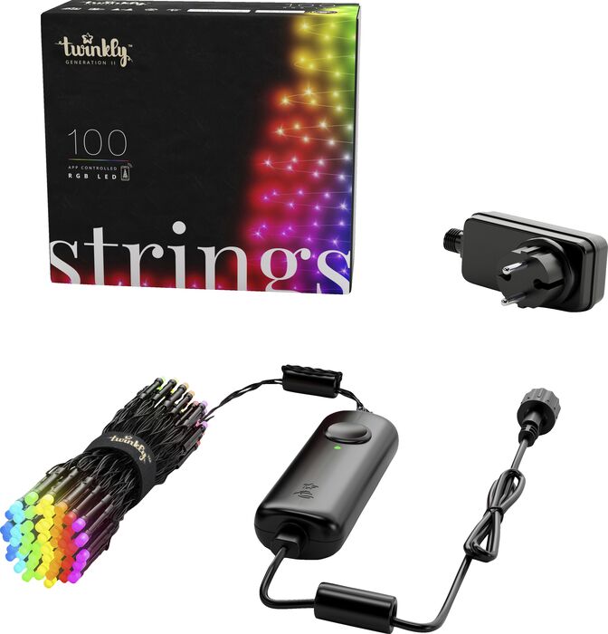Twinkly RGB snjalljólasería - 100 ljós, 8 metra