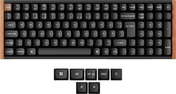 Keychron K4 HE SE þráðlaust lyklaborð - Svartur viður
