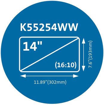 Kensington MagPro skjásía 14" (16:10)