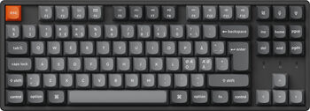Keychron K8 Max þráðlaust lyklaborð rauðir rofar - Svart