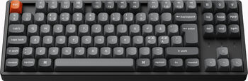 Keychron K8 Max þráðlaust lyklaborð rauðir rofar - Svart