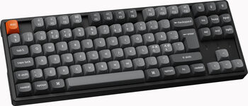 Keychron K8 Max þráðlaust lyklaborð rauðir rofar - Svart