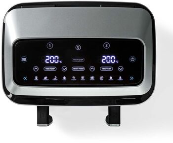 Nedis tvöfaldur loftsteikingarpottur - 2x 4,2 lítra Air Fryer