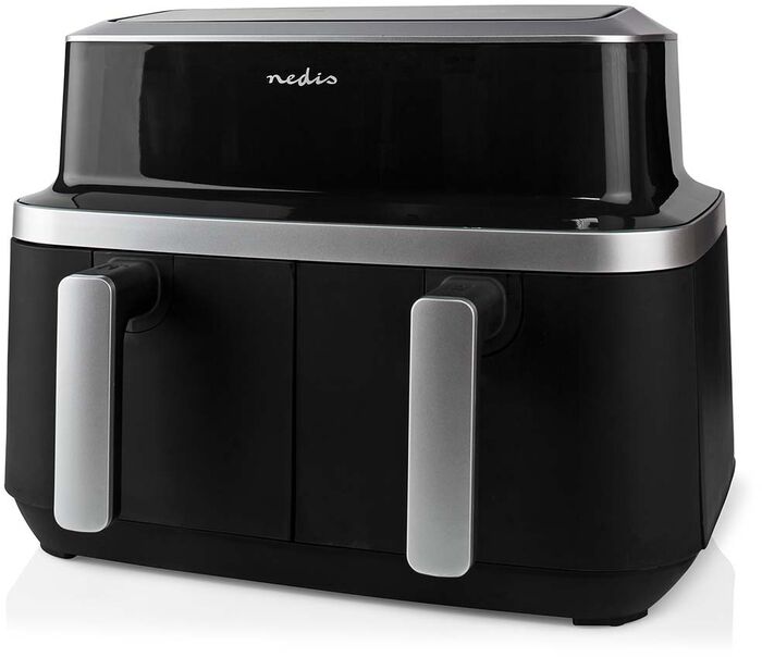 Nedis tvöfaldur loftsteikingarpottur - 2x 4,2 lítra Air Fryer