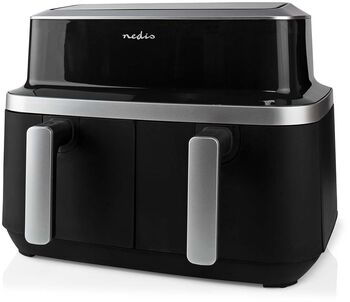 Nedis tvöfaldur loftsteikingarpottur - 2x 4,2 lítra Air Fryer