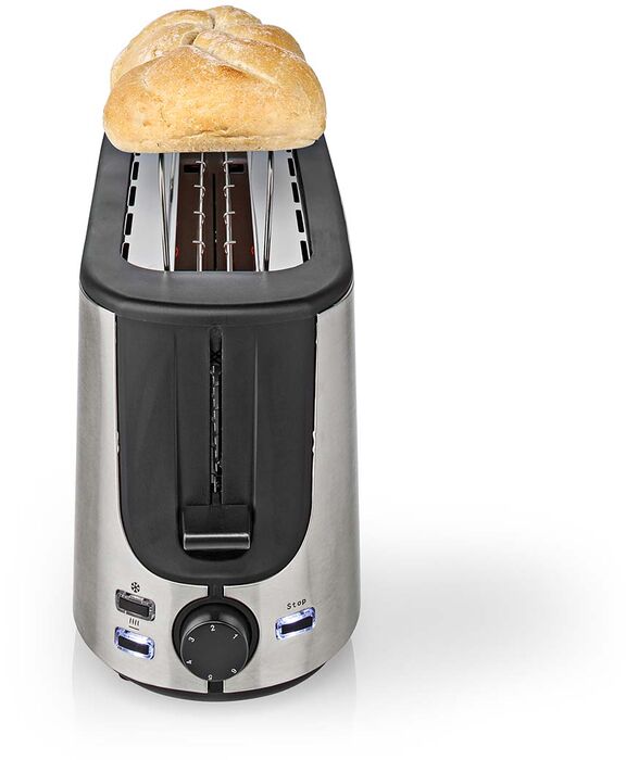 Nedis brauðrist - Stál