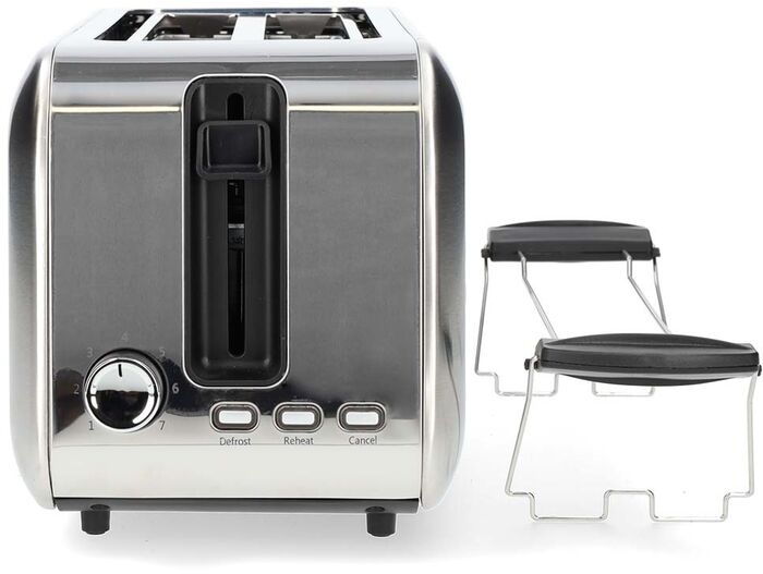 Nedis brauðrist - Stál