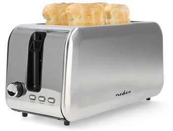 Nedis brauðrist - Stál