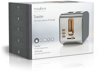 Nedis brauðrist - Grá