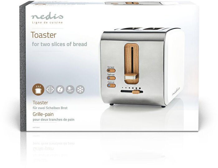 Nedis brauðrist - Hvít