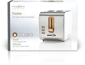 Nedis brauðrist - Hvít