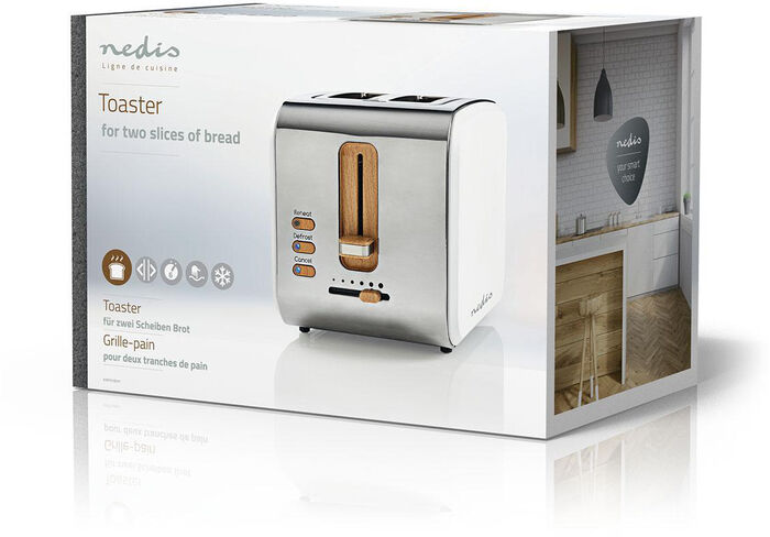 Nedis brauðrist - Hvít
