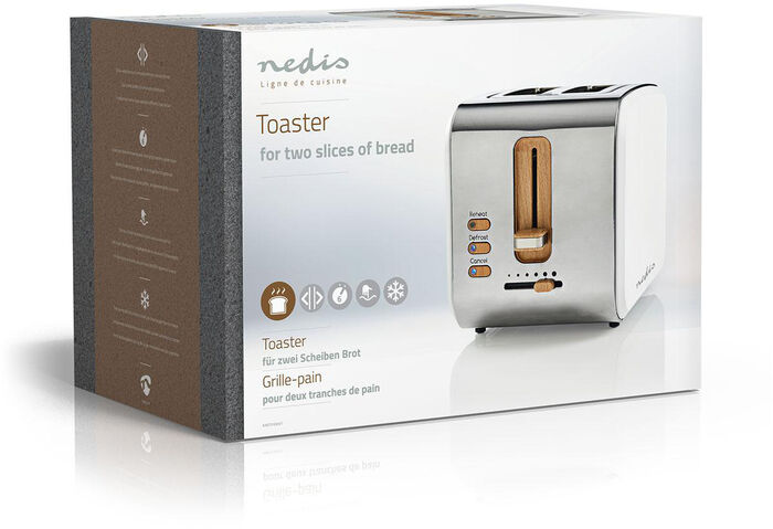 Nedis brauðrist - Hvít
