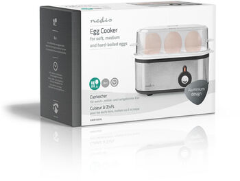 Nedis eggjasuðu tæki fyrir 3 egg 