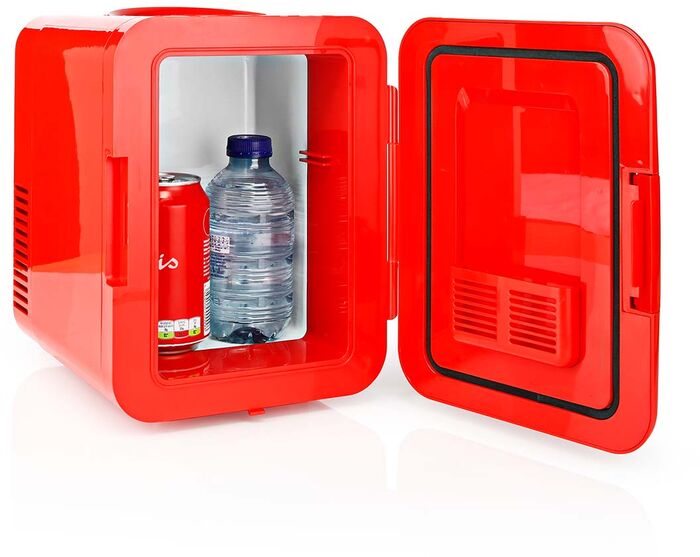 Nedis 4L kæliskápur - Rauður