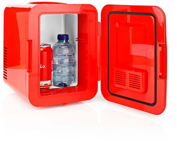 Nedis 4L kæliskápur - Rauður