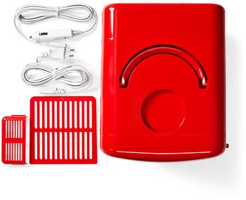 Nedis 4L kæliskápur - Rauður