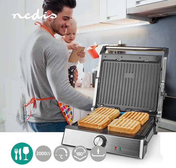 Nedis heilsugrill 2000W
