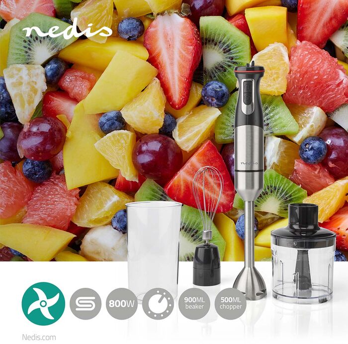 Nedis töfrasproti 800 W - Svartur / stál