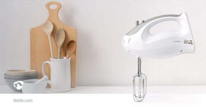 Nedis handþeytari 200 W - Hvítur