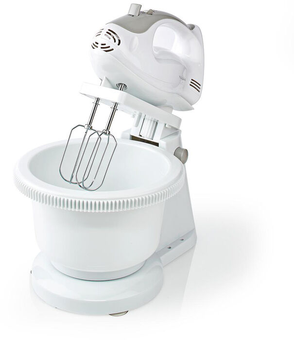 Nedis handþeytari með skál 200W - Hvítur