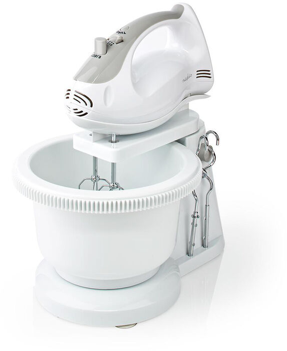 Nedis handþeytari með skál 200W - Hvítur