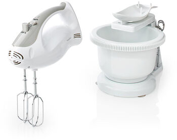 Nedis handþeytari með skál 200W - Hvítur