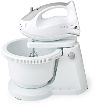 Nedis handþeytari með skál 200W - Hvítur