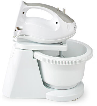 Nedis handþeytari með skál 200W - Hvítur