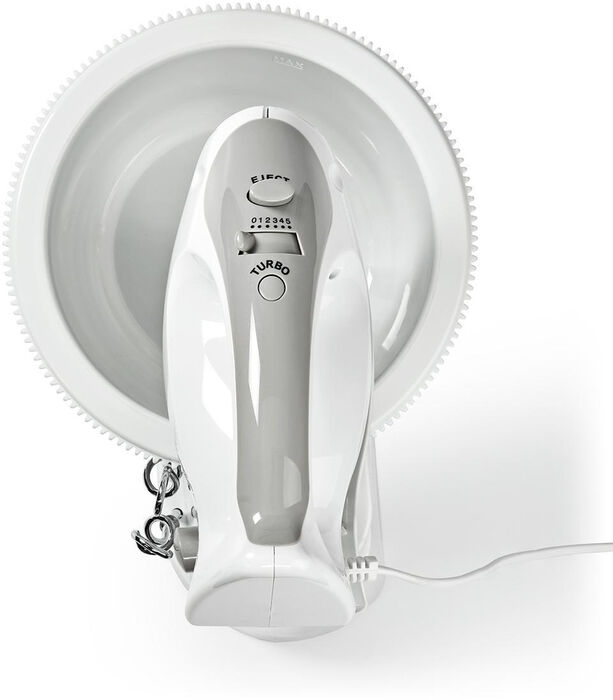 Nedis handþeytari með skál 200W - Hvítur