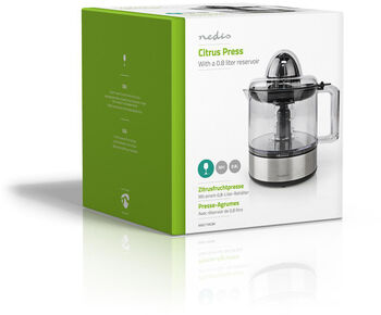 Nedis sítruspressa 30W - Svört / stál