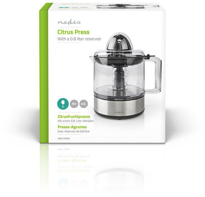 Nedis sítruspressa 30W - Svört / stál