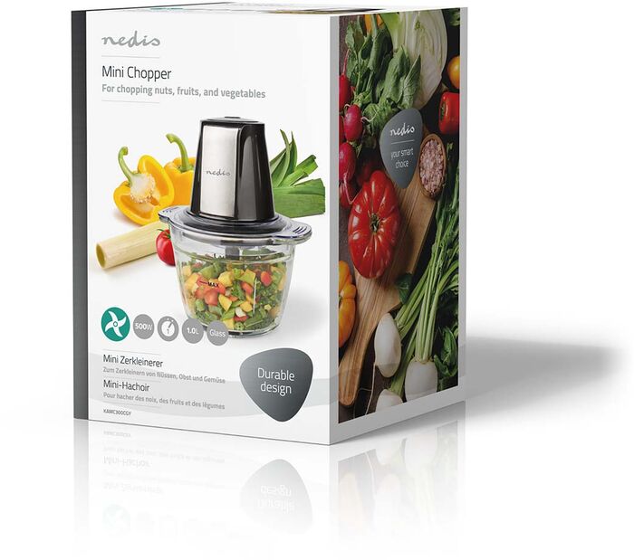 Nedis mini hakkari 500 W - Gler