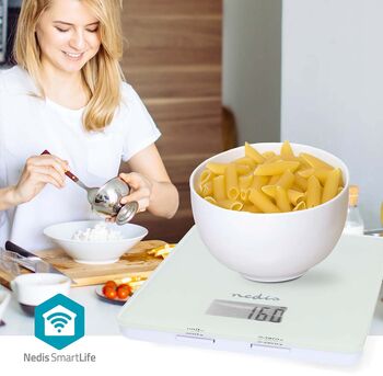 Nedis SmartLife eldhúsvog - Hvít