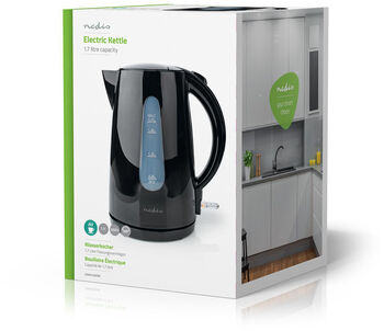 Nedis hraðsuðuketill 1,7L - Svartur