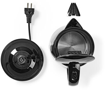 Nedis hraðsuðuketill 1,7L - Svartur