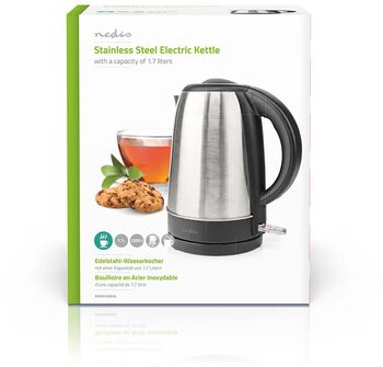 Nedis hraðsuðuketill 1,7L - Stál 
