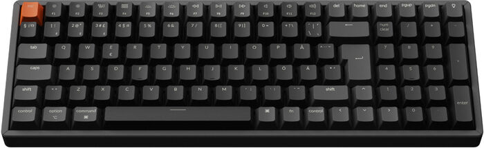 Keychron K4v3 brúnir rofar - Svart