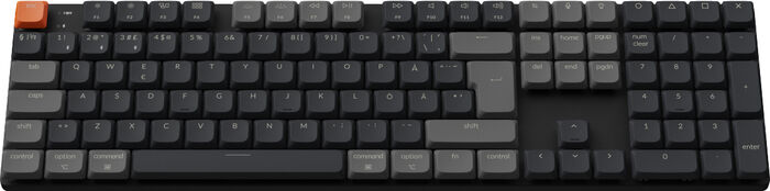 Keychron K5 V2 RGB HS lyklaborð - Rauðir rofar
