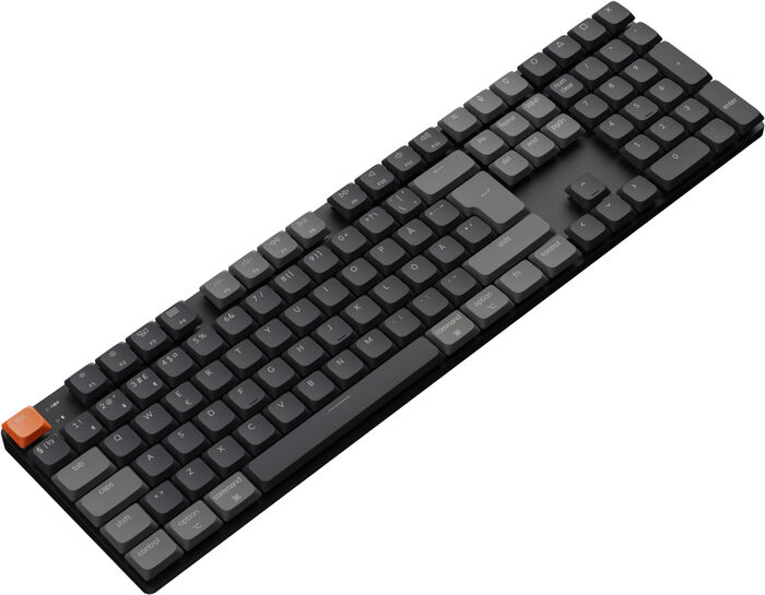 Keychron K5 V2 RGB HS lyklaborð - Rauðir rofar