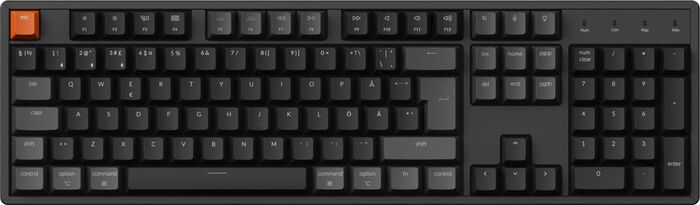 Keychron K10V2 RGB þráðlaust lyklaborð - Rauðir rofar