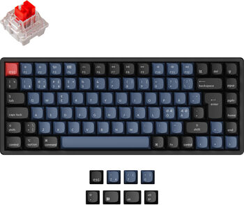 Keychron K2 Pro RGB þráðlaust lyklaborð - Rauðir rofar
