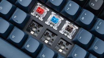 Keychron K2 Pro RGB þráðlaust lyklaborð - Brúnir rofar