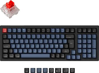 Keychron K4 Pro RGB þráðlaust lyklaborð - Rauðir rofar