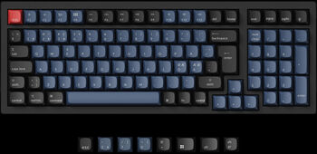 Keychron K4 Pro RGB þráðlaust lyklaborð - Rauðir rofar